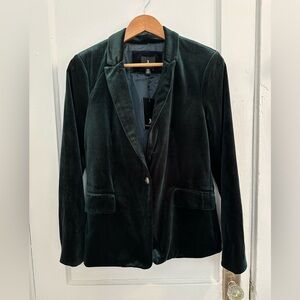 NWT Green Velvet Blazer